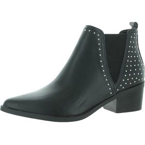 Dolce Vita Womens Zendra Leather Ankle Booties
